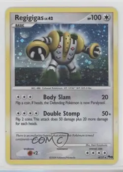 Cosmos Holo - Regigigas Pokemon Organized Play Promotional Series 9 #4 2009 - Image 1