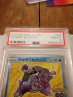 2022 Pokemon Go Jpn Radiant Blastoise #018 PSA 10 - Image 3