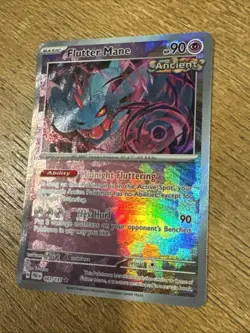 Pokemon Flutter Mane Master Ball Pattern 043/131 Sv: Prismatic Evolutions Holo - Image 1