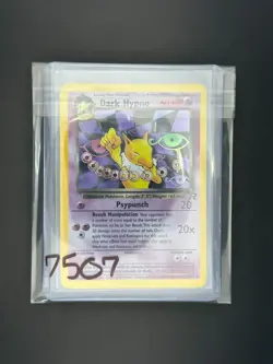 Dark Hypno 26/82 Team Rocket Regular Black Star Rare WOTC Pokemon TCG LP - Image 2