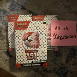 ✅Scarlet and Violet 151 SEALED Booster Bundle Pokemon TCG Lot of 3 RARE 820650853210 - Image 1