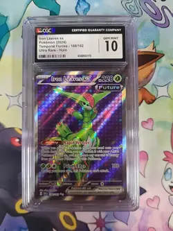 iron leaves ex pokemon 2024 temporal forces ultra rare - Image 1