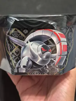FACTORY SEALED-NEW- POKEMON TCG PALDEAN Fates GREAT TUSK & IRON TREADS EX TIN - Image 3