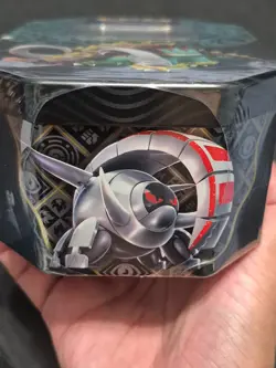 FACTORY SEALED-NEW- POKEMON TCG PALDEAN Fates GREAT TUSK & IRON TREADS EX TIN - Image 4