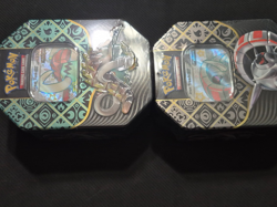 FACTORY SEALED-NEW- POKEMON TCG PALDEAN Fates GREAT TUSK & IRON TREADS EX TIN - Image 5