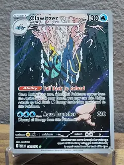 Clawitzer 141/132 Illustration Rare Pokemon TCG ME01: Mega Evolution - Image 1