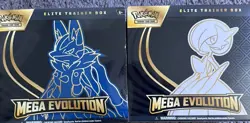 Pokemon Mega Evolution Elite Trainer Box ETB Set of 2 New Sealed - Image 1