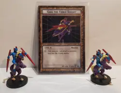 Yugioh Dungeon Dice Monsters DDM Gaia Fierce Knight B3-03 English Card & Figures - Image 1
