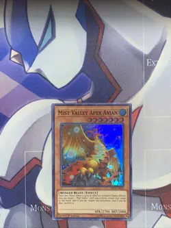 Yugioh Mist Valley Apex Avian SHVA-EN045 Super Rare 1st Ed NM - Image 1