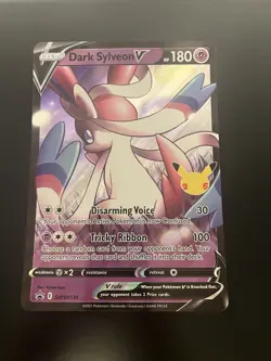 🔥 Pokemon TCG 🔥 Dark Sylveon V SWSH134 Jumbo Oversize Promo Card 🚀 NM/Mint - Image 2
