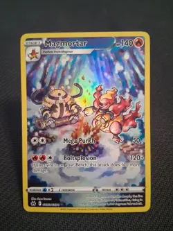 Magmortar GG03/GG70 Crown Zenith Galarian Gallery Full Art Pokemon Card TCG - Image 1
