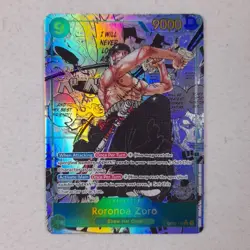 OP06-118 Roronoa Zoro : Secret Rare Alternative Art One Piece English TCG Card - Image 1