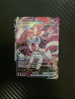 Pokemon Cards Sylveon VMAX 075/203 Ultra Rare Evolving Skies - (NM) - Image 1