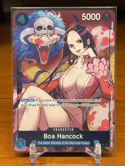 Boa Hancock Battle Vol. 2 Winner P-066 Foil One Piece Promo Card English 2024 - Image 1