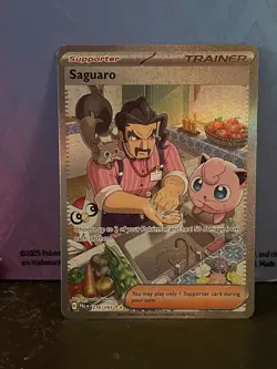 Pokemon TCG Saguaro Holo Card 270/193 Sv02: Paldea Evolved - Image 1