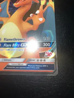 Pokemon TCG Charizard GX Holo Ultra Rare Card Hidden Fates 9/68 - Image 5