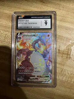 Pokemon Charizard VMAX SV107/SV122 Shining Fates Vault Card Near Mint Condition - Image 1