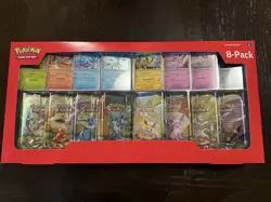 Pokemon TCG Prismatic Evolutions Costco 8 Mini-Tin Bundle w/ Promo Cards SEALED - Image 1