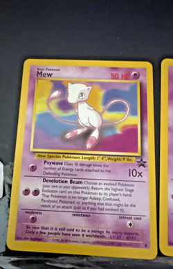 Lot of 9 Mew Black Star Promo Pokemon Card #8 NM to Mint - Image 2