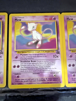 Lot of 9 Mew Black Star Promo Pokemon Card #8 NM to Mint - Image 4