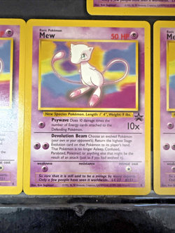 Lot of 9 Mew Black Star Promo Pokemon Card #8 NM to Mint - Image 5
