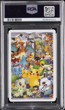 2013 POKEMON CENTER NAGOYA PLAYING CARDS OSHAWOTT JACK OF CLUBS PSA 10 - Image 2