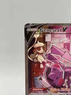 Genesect V 255/264 Fusion Strike Full Alt Art Ultra Rare Holo Pokemon Card NM - Image 2