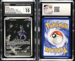 CGC Graded 10 GEM MINT Mewtwo 151 UPC Promo Full Art Pokemon Card 052 SVP EN - Image 3
