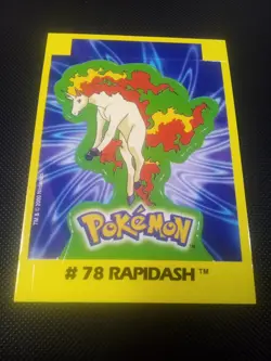 2000 Pokemon Navarrete Kanto Peru Buildable Card Rapidash #78 Vintage US Seller - Image 1