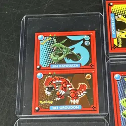 9x Sticker Gold Star Foil Pokedex Flash Editorial Pokemon Cards - Image 2
