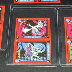 9x Sticker Gold Star Foil Pokedex Flash Editorial Pokemon Cards - Image 4