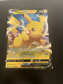 Pikachu V - SWSH061 - Pokemon Oversized Jumbo Promo Ultra Rare Card NM Lot Of 7! - Image 3