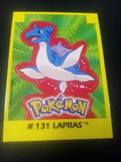2000 Pokemon Navarrete Kanto Peru Buildable Card Lapras #131 Vintage US Seller - Image 1