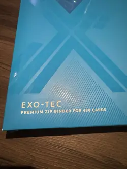 Vault X Neon Blue Exo Tec Zip Binder 12 Pocket Side Loading 480 Cards - Image 3