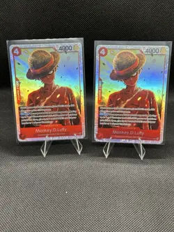 x2 Monkey D. Luffy OP12-015 SR Legacy of the Master - ONE PIECE Card Game - Image 1
