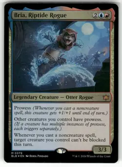 Bria, Riptide Rogue FOIL #379 MTG Bloomburrow NM X1 - Image 1