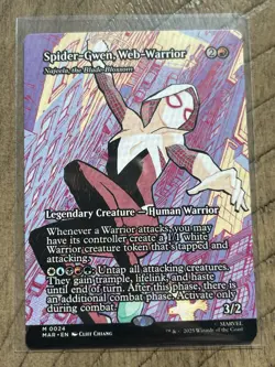 Spider-Gwen, Web-Warrior - Najeela, the Blade-Blossom (Borderless) Regular - Image 1