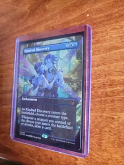 Kindred Discovery Confetti Foil Magic The Gathering Enchanting Tales Wilds Of El - Image 3