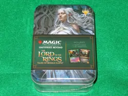 MTG LORD OF THE RINGS GALADRIEL COLLECTOR TIN NEW TALES OF MIDDLE EARTH MAGIC - Image 1