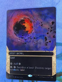 1x GALAXY FOIL EXTENDED ART Dust Bowl, NM, EOS, Magic: the Gathering, MtG - Image 2