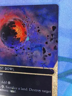 1x GALAXY FOIL EXTENDED ART Dust Bowl, NM, EOS, Magic: the Gathering, MtG - Image 4