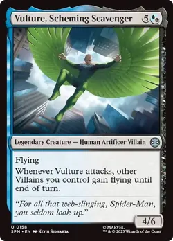 VULTURE, SCHEMING SCAVENGER x4 mtg NM-M Marvel's Spider-Man 4 Unc - Image 1