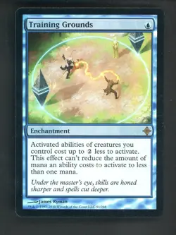 MTG - Training Grounds - Foil - Rise of the Eldrazi NM Magic: The Gathering - Image 1