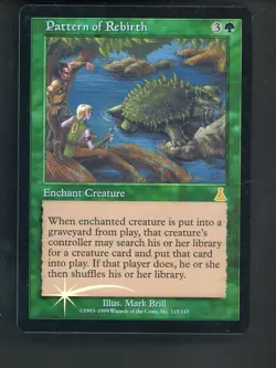 MTG - Pattern of Rebirth - Foil - Urza's Destiny NM Magic: The Gathering - Image 1