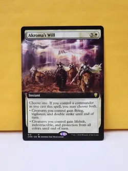 1x EXTENDED Akroma's Will, NM, Commander Legends (CMR), Magic the Gathering, MtG - Image 1