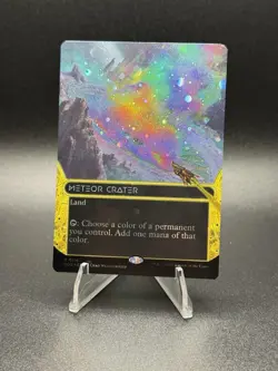 Meteor Crater (0116) (Borderless) (Galaxy Foil) Edge of Eternities: Stellar RC43 - Image 1