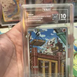 Pokemon Timburr 125/086 Illustration Rare Black Bolt TAG 10 Gem Mint - Image 2