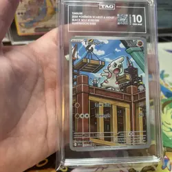 Pokemon Timburr 125/086 Illustration Rare Black Bolt TAG 10 Gem Mint - Image 5