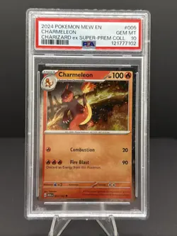 2024 Pokemon Charizard Super Premium Collection Charmeleon PSA 10 - Image 1