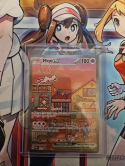 Pokemon TCG Scarlet & Violet Mew EX 2023 SVP 053 Black Star Promo Holo - NM - Image 1